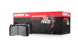 Hawk Subaru (277mm Fr Disc/Solid Rr Disc) High Perf. Street 5.0 Rear Brake Pads HAWKHB557B.545
