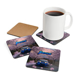 Subaru Performance Corkwood Coaster Set — Browns Performance Car Logo Coasters