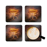 Subaru Performance Corkwood Coaster Set — Browns Performance Car Logo Coasters
