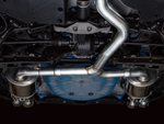 AWE Tuning 2022+ VB Subaru WRX Touring Edition Exhaust - Chrome Silver Tips AWE3015-42979