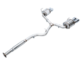 AWE Tuning 2022+ VB Subaru WRX Touring Edition Exhaust - Chrome Silver Tips AWE3015-42979