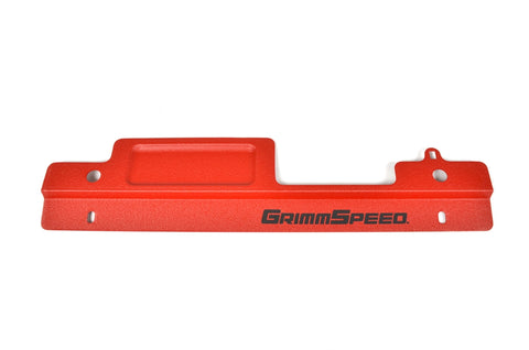 GrimmSpeed 02-07 Subaru Impreza/WRX / 04-07 STI Radiator Shroud w/Tool Tray - Red GRM096006