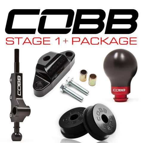 Cobb Subaru 02-07 WRX 5MT w/Factory Short Shift Stage 1+ Drivetrain Package COBB211X01P-W-BK