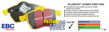 EBC 04-06 Saab 9-2X 2.0 Turbo Yellowstuff Front Brake Pads