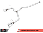 AWE Tuning Track Edition Exhaust - Chrome Silver Tips (102mm) AWE3020-42058