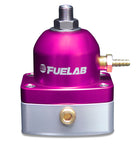 Fuelab 515 EFI Adjustable FPR 25-90 PSI (2) -6AN In (1) -6AN Return - Purple FLB51502-4