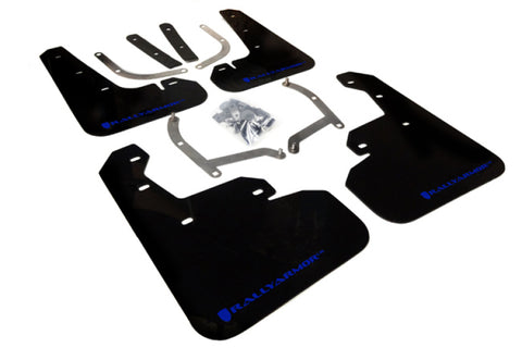 Rally Armor 17-22 Subaru Impreza Black UR Mud Flap w/ Blue Logo