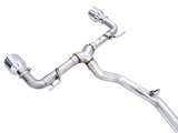 AWE Track Edition Cat-Back Exhaust- Chrome Silver Tips AWE3020-32279