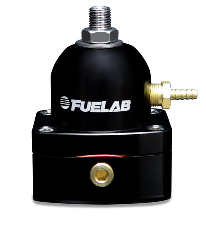 Fuelab 515 Carb Adjustable FPR 4-12 PSI (2) -6AN In (1) -6AN Return - Black FLB51504-1