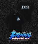 Brown's Performance Blue Wave T Shirt