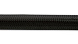 Vibrant -4 AN Black Nylon Braided Flex Hose (20 foot roll)