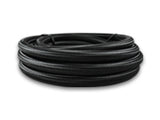 Vibrant -6 AN Black Nylon Braided Flex Hose (2 foot roll)