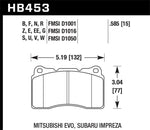 Hawk HP Street Brake Pads HAWKHB453Z.585