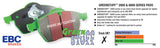 EBC Greenstuff Front Brake Pads