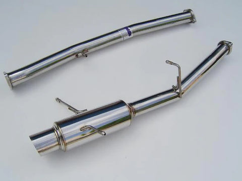 Invidia 02-07 WRX/STi 76mm N1 RACING Stainless Steel Tip Cat-back Exhaust INVHS02SW1GTR