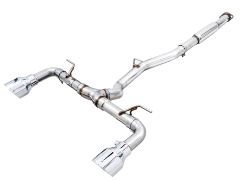 AWE Track Edition Cat-Back Exhaust- Chrome Silver Tips AWE3020-32279