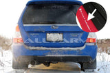 Rally Armor 03-08 Subaru Forester Red UR Mud Flap w/ White Logo