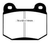 EBC Yellowstuff Rear Brake Pads