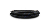 Vibrant -6 AN Two-Tone Black/Blue Nylon Braided Flex Hose (5 foot roll)