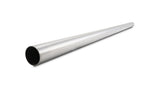 Vibrant 2in OD 304 Stainless Steel Brushed Straight Tubing