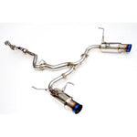 Invidia 15-16 Subaru WRX/STI 4dr N1 Twin Outlet Single Layer Tip Titanium Cat-Back Exhaust INVHS15STIGTT