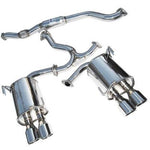 Invidia 15-16 Subaru WRX/STI 4Dr Q300 Twin Outlet Rolled Stainless Steel Quad Tip Cat-Back Exhaust INVHS15STIG3S