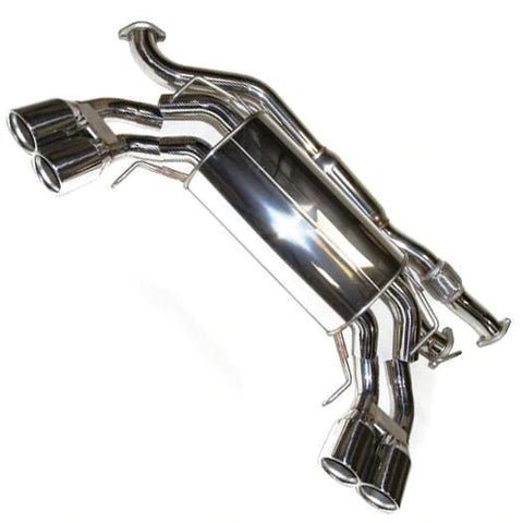 Invidia 08-14 STi Hatch Dual Q300 Stainless Steel Tip Cat-back Exhaust INVHS08STIG3S
