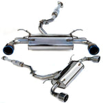 Invidia Subaru BRZ Q300 w/ Rolled Titanium Tips Cat- Back Exhaust (Blue Edge) INVHS12SSTG3T